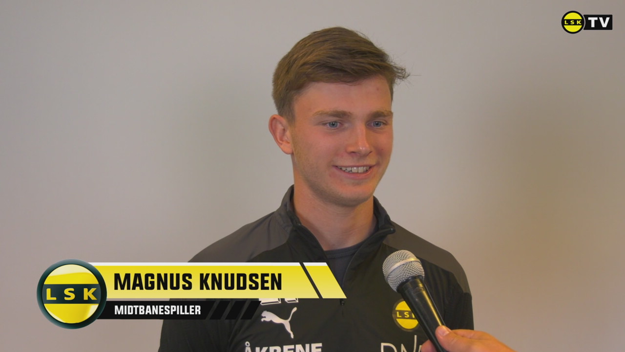 Magnus Knudsen har skrevet ny avtale med LSK.mp4